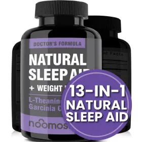 Noomost 662187381596 Natural Sleep Aid Supplements With Magnesium L 60 Count Pack Of 1