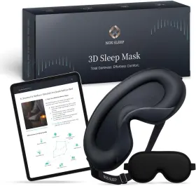 Nox Sleep 313105792726 3d Mask For Men 100% Blackout Eye Ice Silk Adju