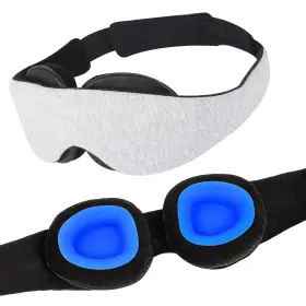 Nsoner 766679540635 2026 Upgraded Sleep Mask For Dry Eyes 1 Count Pack Of Grayish-white
