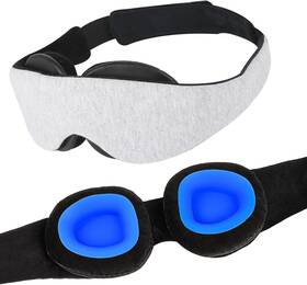 Nsoner E-mask02 Dry Eye Sleep Mask 100% Blackout Goggles For Eyes Adjustable Hydrat