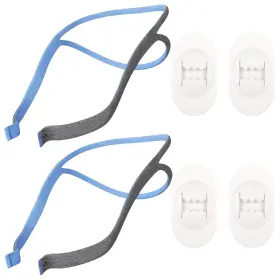 Nubliss 427011144241 Resmed Airfit P10 Headgear Strap Replacement Cpap Nose Pillow Mask 2