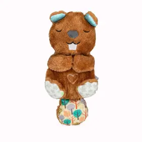 80108cs2-12 Nuby Lifelike Animated Sleeping Beaver With 8 Soothing Lullabies And 4 Calming