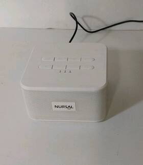 Nursal Cas-01011 White Noise Sound Machine Timer Natural And Fan Sounds