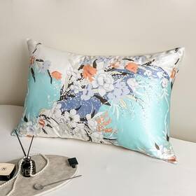 Nycctoke Pattern7 100% Pure Mulberry Silk Pillowcase Standard Size For Hair And Skin Real