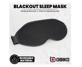 Obika 803616084135 Obiko Sleeping Health 3d Eye Mask Blindfold- New