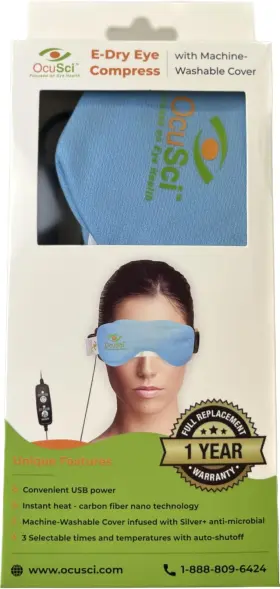 Ede1000 Ocusci Dry Eye Compress With Hydroheat Machine Washable Cover Save 40% Microwave F
