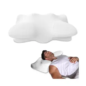 Ofwaterstroll 765123304069 Dual-height Cervical Neck Pillow For Pain Relief Basf Memory Foam Pillows Wi