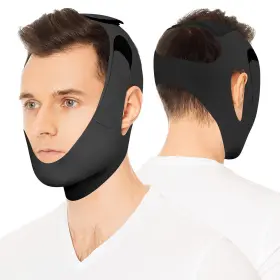 Ohaleep 727636571154 Anti Snore Chin Strap For Cpap Users - Black M