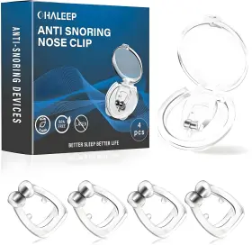 Ohaleep 727636572014 Anti Snoring Devices Snore Stopper With Adjustable Magnet Silicone Nose Clip