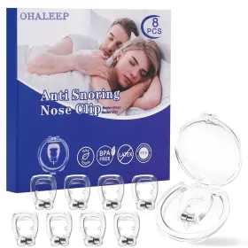 Ohaleep 780374783555 Anti Snoring Devices Snore Stopper With Adjustable Magnet Silicone Nose Clip