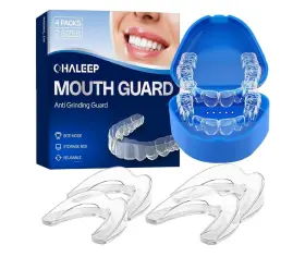 E17317 Ohaleep Anti Grinding Nighttime Mouth Guard 4 Pack