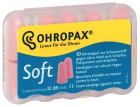 Ohropax 041500743721 Soft Foam Ear Plugs 10