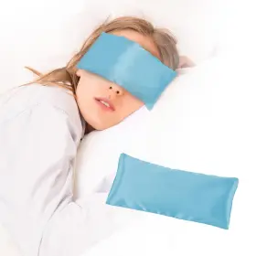 Okmaba 717019352449 Lavender Weighted Eye Pillow For Yoga Sleep Dry Eyes Relaxation Blue 1 Pack