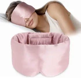 Olesilk 445051831815 Silk Sleep Mask Soft Pressureless 100% Mulberry For Eye Skin Anti Wrinkles