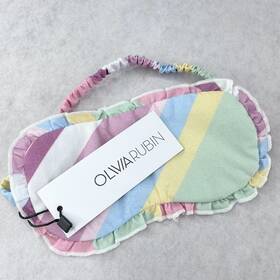 Olivia Rubin Or0951 Jenny Eye Mask Pastel Multi Cotton Womens Sleep One Size