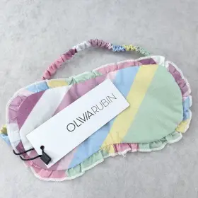 Or0951 Olivia Rubin Jenny Eye Mask Pastel Multi Cotton Womens Sleep One Size