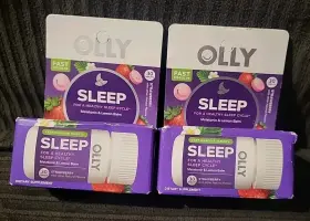 Olly 840160201868 2 Sleep Strawberry 30 Tabs Each Exp 6/25