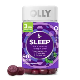 Olly Public Benefit Corporation 840160201738 Sleep Gummies 3mg Melatonin With L-theanine And Botanical Extracts