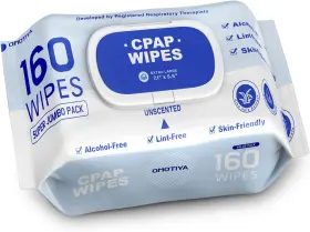 Omotiya 445004792743 Cpap Mask Wipes 160 Count Super Jumbo Pack Fsa/hsa Eligible Extra Large And Moi