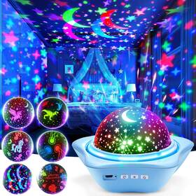 One Fire A010300104wm-oj Night Light For Kids Easter Gifts 5.28 Inch W X D 3.66 H Blue