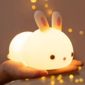 Wh-a13 One Fire Night Light For Kids Bunny Cute Lamp 16 A Gifts Tap Control
