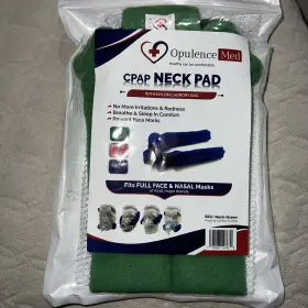Opulencemed 198168547670 Cpap Neck Pads Headgear Strap Covers - No Skin Irritation Green