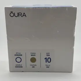 Jz90-1002-10 Oura Ring Gen 3 Heritage Smart - Gold Size 10 New Sealed