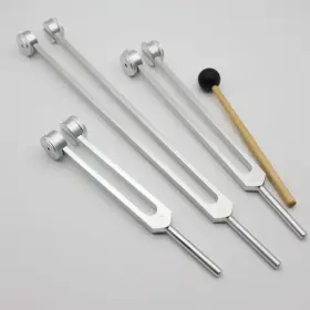 32hz-64hz-128hz-tf Owzars Otto Tuner Set 32hz 64hz 128hz Weighted Bone Healing Sound Therapy With Striker