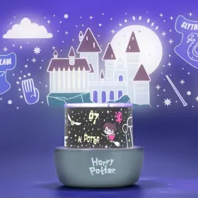 11178 Paladone Harry Potter Projector Night Light - Hogwarts And Quidditch Scenes Purple
