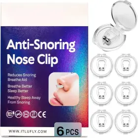 Pamasana 810110577831 Anti Snoring Devices With Adjustable Magnet Silicone Magnetic Nose Clip - Co