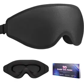 Yz-001 Patreco Sleep Eye Mask For Men Women Sleeping Masks Light One Size Fits All Black