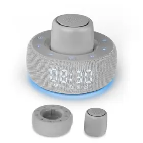 16-jk09na11 Paussion White Noise Machine With Smart Alarm Clock 25 Soothing Sounds Portable Sleep