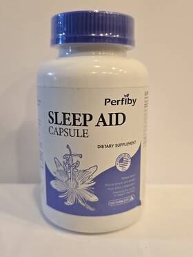 Perfiby 641399883159 Sleep Aid Capsule 120 Ct Melatonin 5mg Magnesium Exp. 07/2028