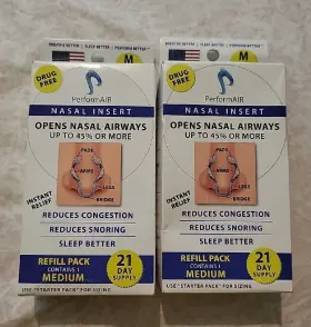 Perform Air 850028379219 2 Nasal Insert Contains 1 Medium Each