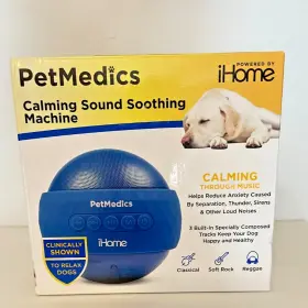 734814 Petmedics Ihome New Dog Cat Calming Sound Soothing Machine Loud Noise Detection