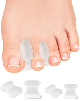 729-fenjiaoqi-12 Pgrode 12 Pack Gel Toe Separators Bunion Spacers With 2 Sizes For Women