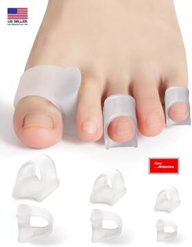 Pgrode Pg00114 12pcs Hammer Toe Corrector Straighteners For Women And Men Curled Multi-size