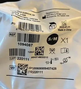 1094087 Philips Respironics Wisp Nasal Cushion Lot Of 5 Sealed S/m #1094087 #220111