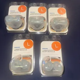 1105175 Philips Lot Of 5 Respironics Nuance Pro Nasal Gel Pillow Large