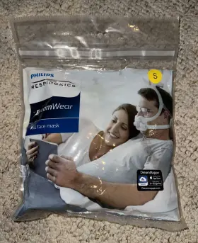 1133376 Philips Dreamwear Full Face Mask Cushion Small Cpap Headgear New / Sealed