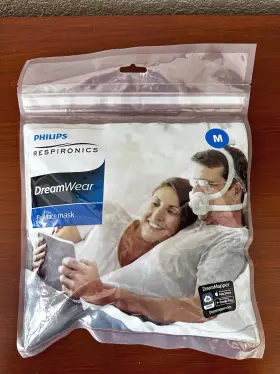 1133406 Philips New Respironics Dreamwear Full Face Mask And Cushion Medium Headgear