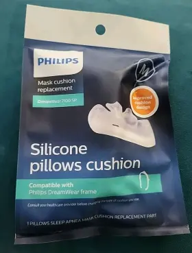 1148356 Philips 606959423312 Silicone Pillows Cushion Medium Dreamwear 7100 Sp -