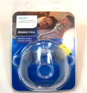 1090692 Philips Respironics Amara View Minimal Contact Full Face Cushion Small