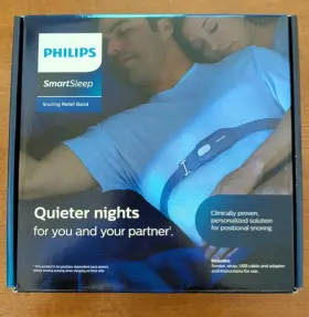 Sn371060 Philips Smartsleep Snoring Relief Band - New/sealed