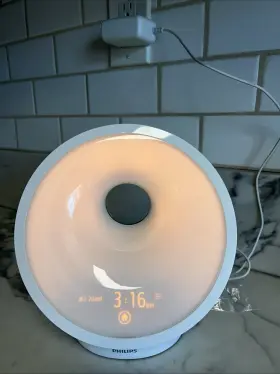 3650 Phillips Philips Somneo Sunrise Sleep Sound Therapy Light/wake Up Light/alarm/radio