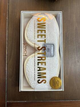 Pinch Provisions 2407b1-ream Sweet Streams Sleep Mask With Wireless Headphones White