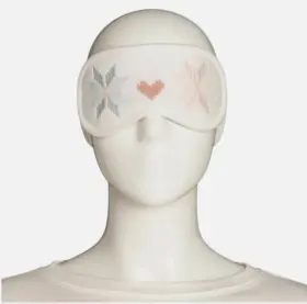 Pj Salvage 671478968491 Womens White Nordic Nights Eye Masks 2pr Set