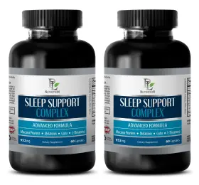 Pl Nutrition 617222532686 Testosterone Boosting - Sleep Support Complex 2 Bottles Brain Booster