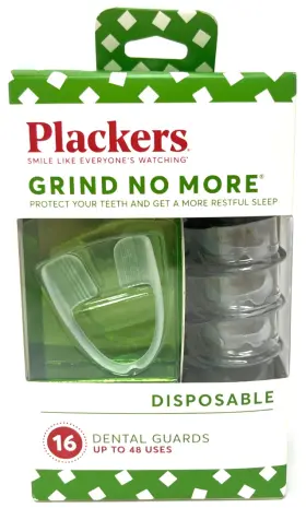Plackers 651080651523 Grind No More Disposable Dental Guards Sealed 16