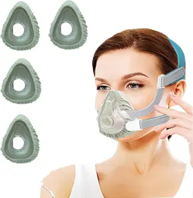 Playwoowgo 313098541509 4xcpapft Mask Liners Comfort Silky Cover For Seal Cpap Cushion One Size Fits Most